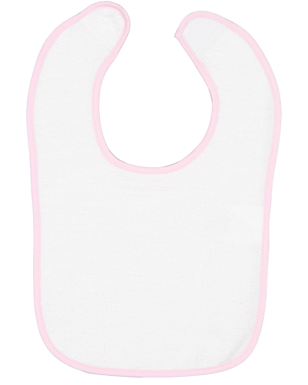 Pack Of 2 Rabbit Skins 1003 Infant Unisex Two Tone Contrast Trim Terry Bib - Picture 8 of 12
