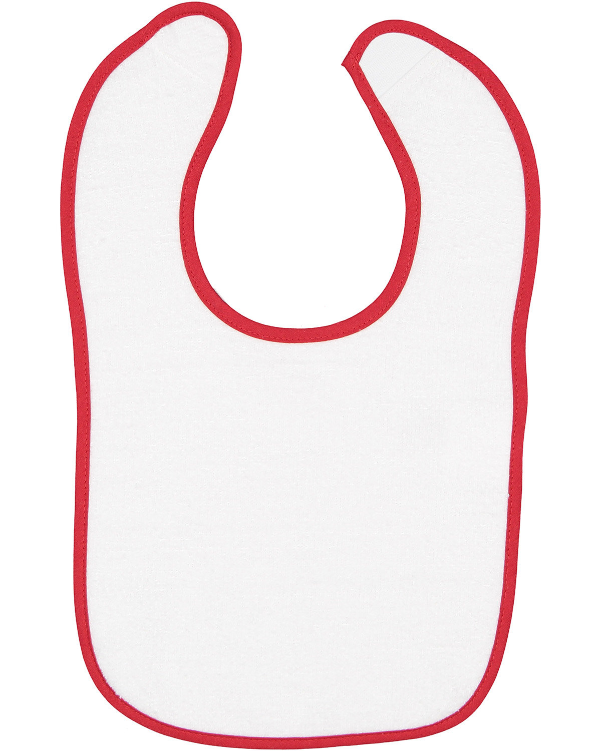 Pack Of 2 Rabbit Skins 1003 Infant Unisex Two Tone Contrast Trim Terry Bib - Picture 10 of 12