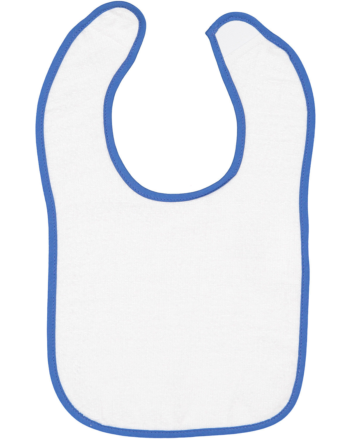 Pack Of 2 Rabbit Skins 1003 Infant Unisex Two Tone Contrast Trim Terry Bib - Picture 11 of 12