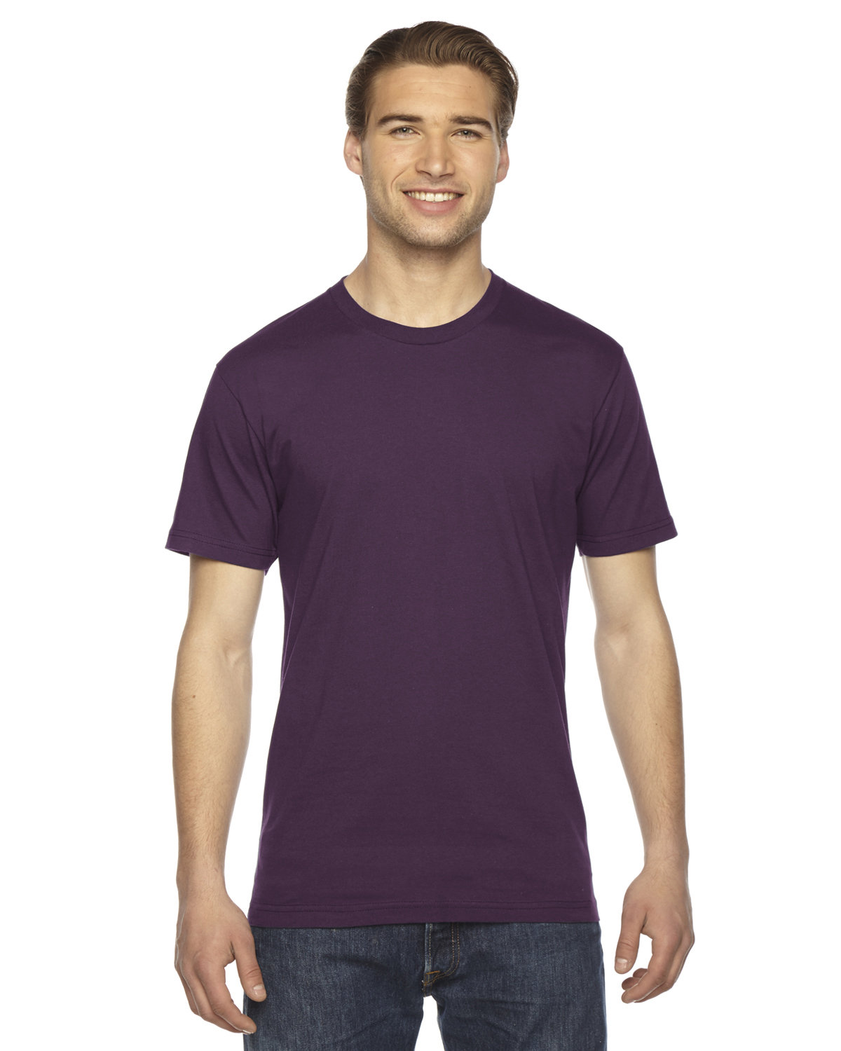Pack Of 20 American Apparel 2001 Unisex Fine Jersey Short Sleeve Comfort T-Shirt - Picture 8 of 21