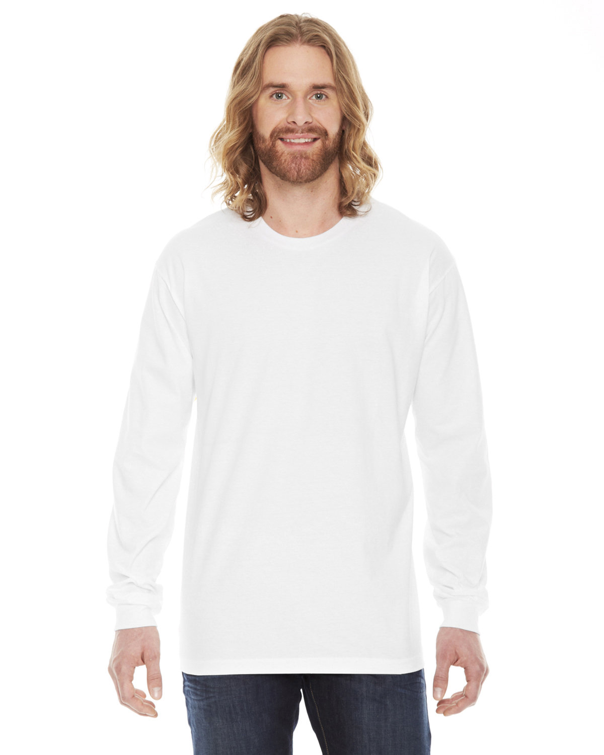Pack Of 3 American Apparel 2007 Unisex Fine Jersey Long Sleeve Stylish T-Shirt - Picture 7 of 7
