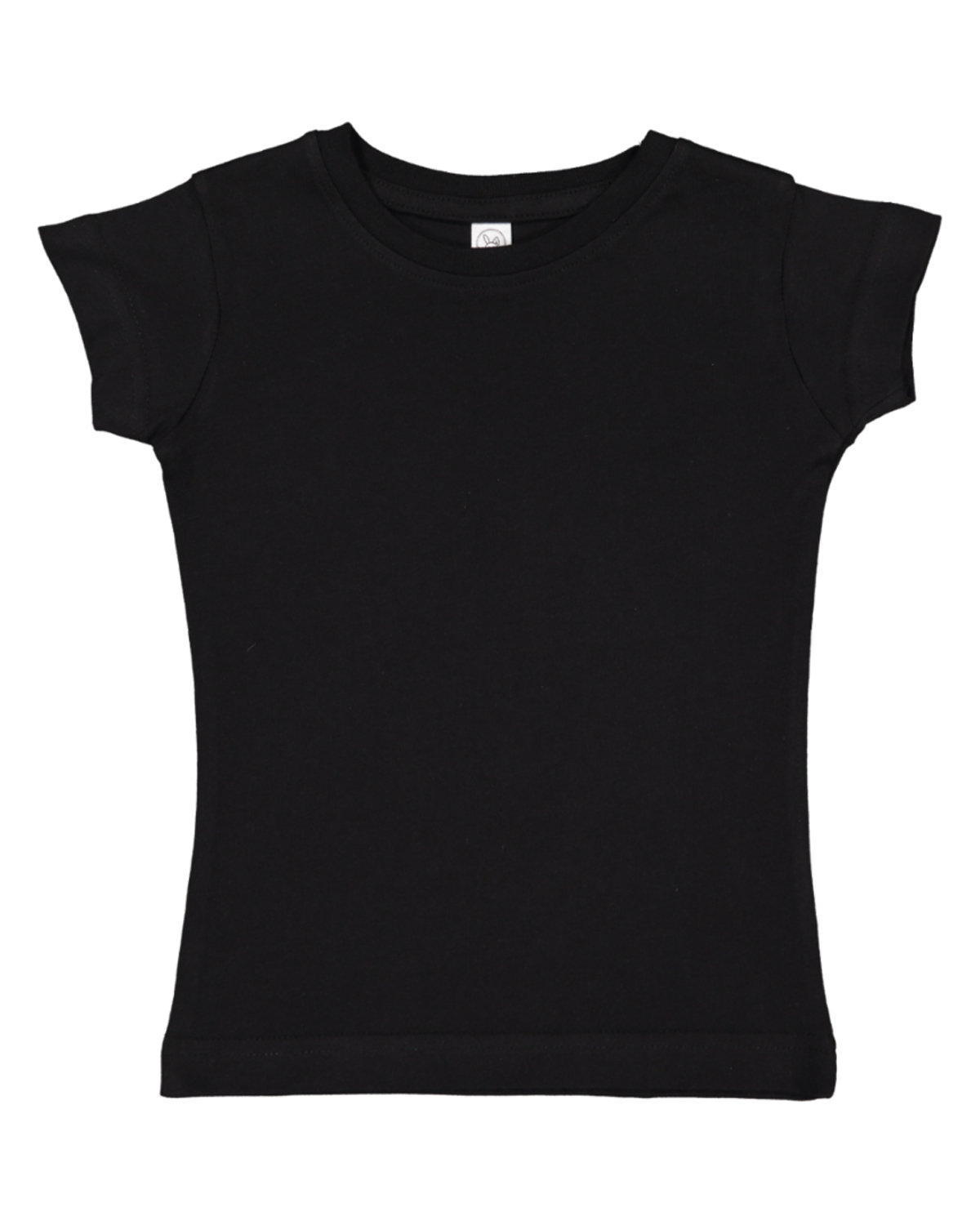 Pack Of 3 Rabbit Skins 3316 Toddler Girls Fine Jersey Stylish Plain T-Shirt - Picture 2 of 11