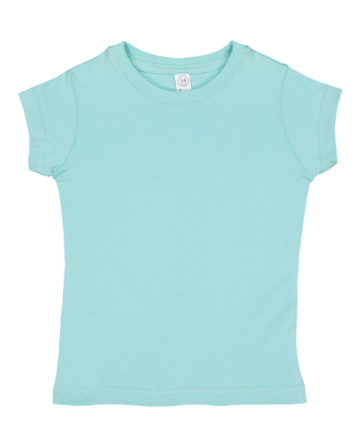 Pack Of 3 Rabbit Skins 3316 Toddler Girls Fine Jersey Stylish Plain T-Shirt - Picture 3 of 11