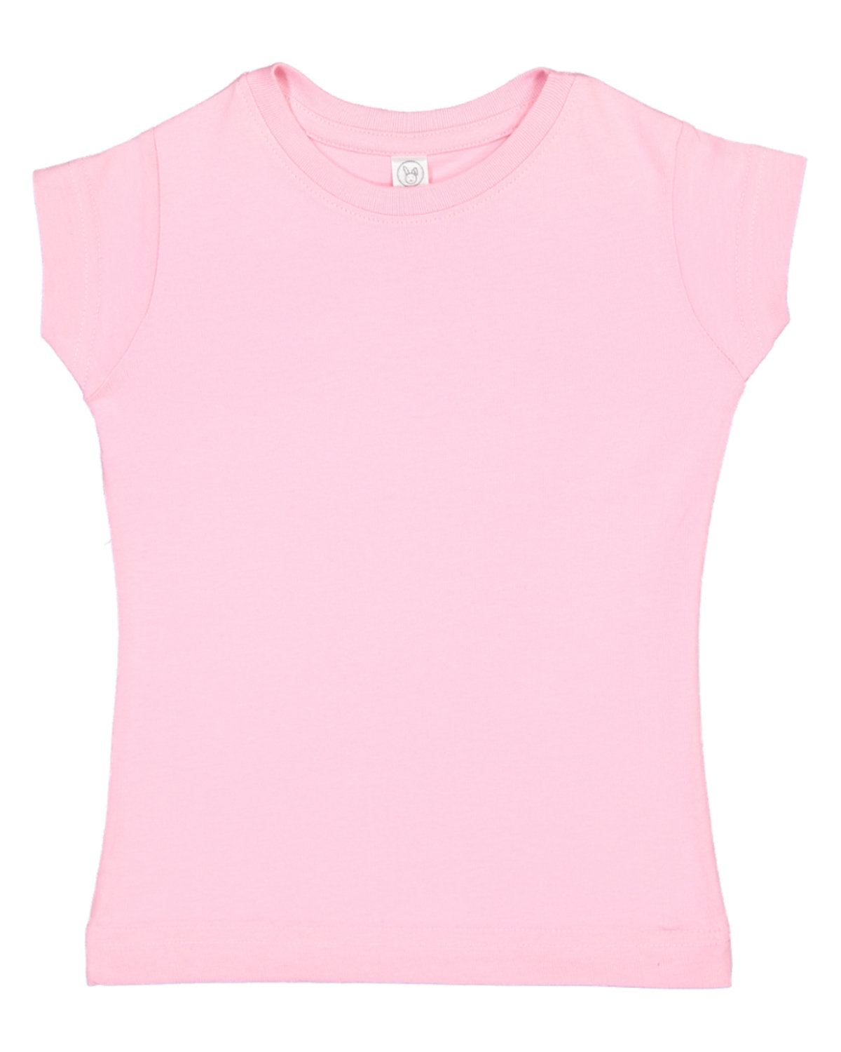 Pack Of 3 Rabbit Skins 3316 Toddler Girls Fine Jersey Stylish Plain T-Shirt - Picture 8 of 11