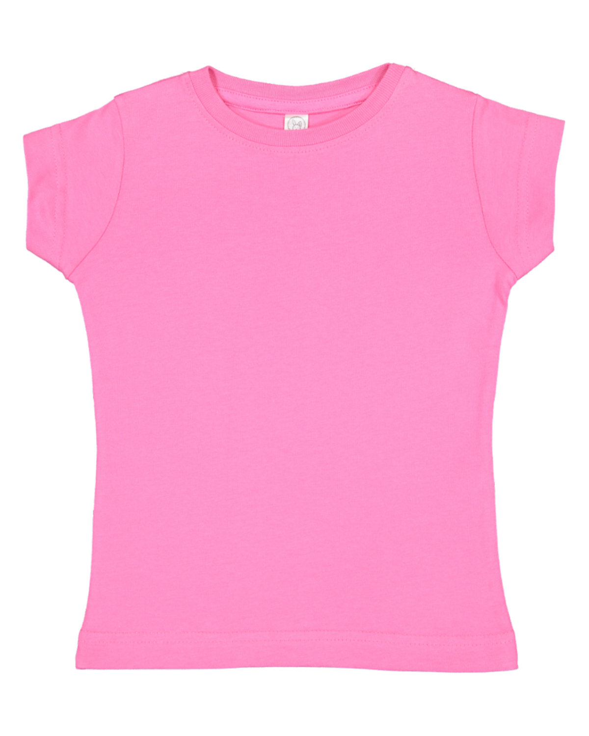 Pack Of 3 Rabbit Skins 3316 Toddler Girls Fine Jersey Stylish Plain T-Shirt - Picture 9 of 11