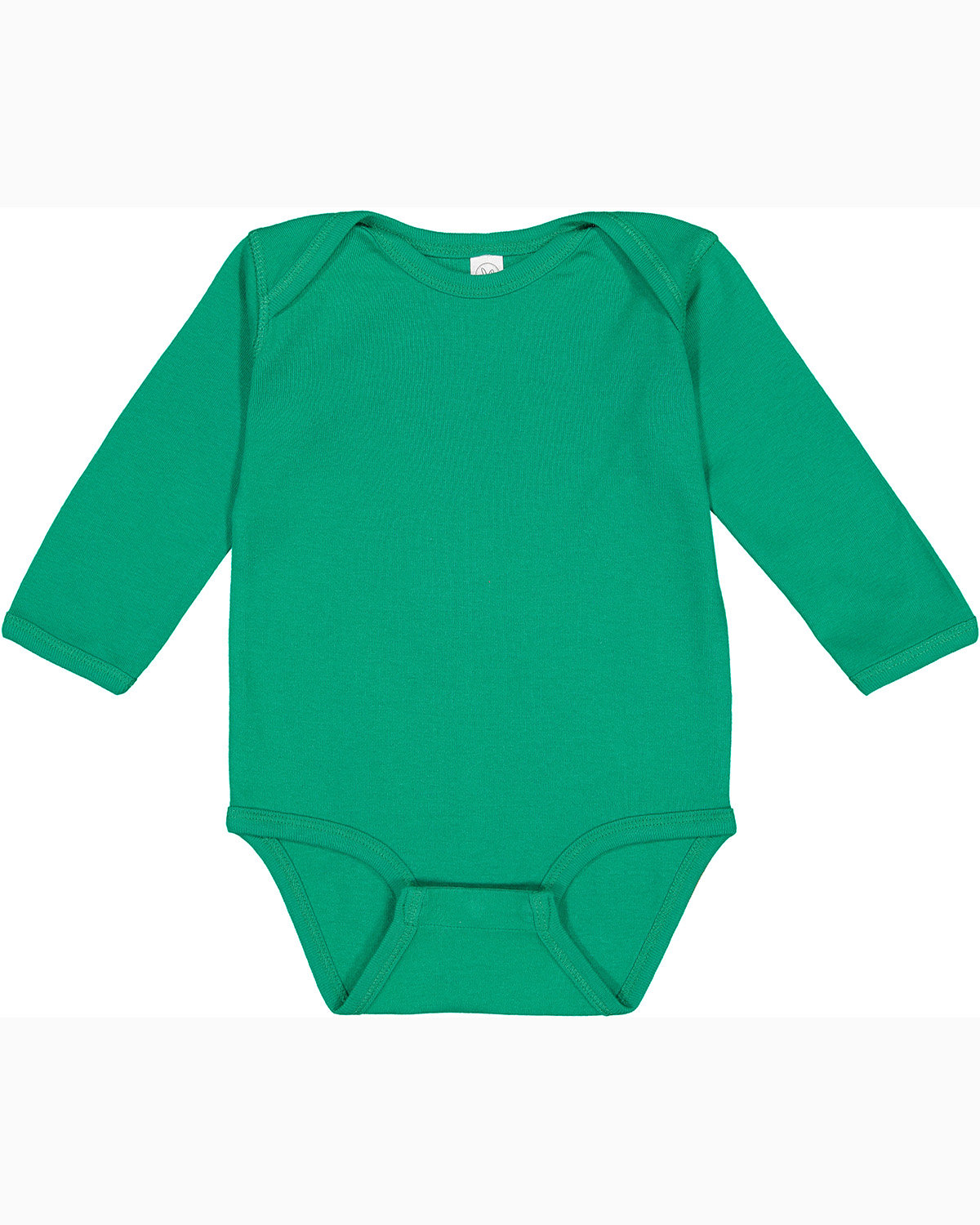 Rabbit Skins 4411 Infant Combed Ringspun Cotton/Polyester Long Sleeve Bodysuit - Picture 5 of 13