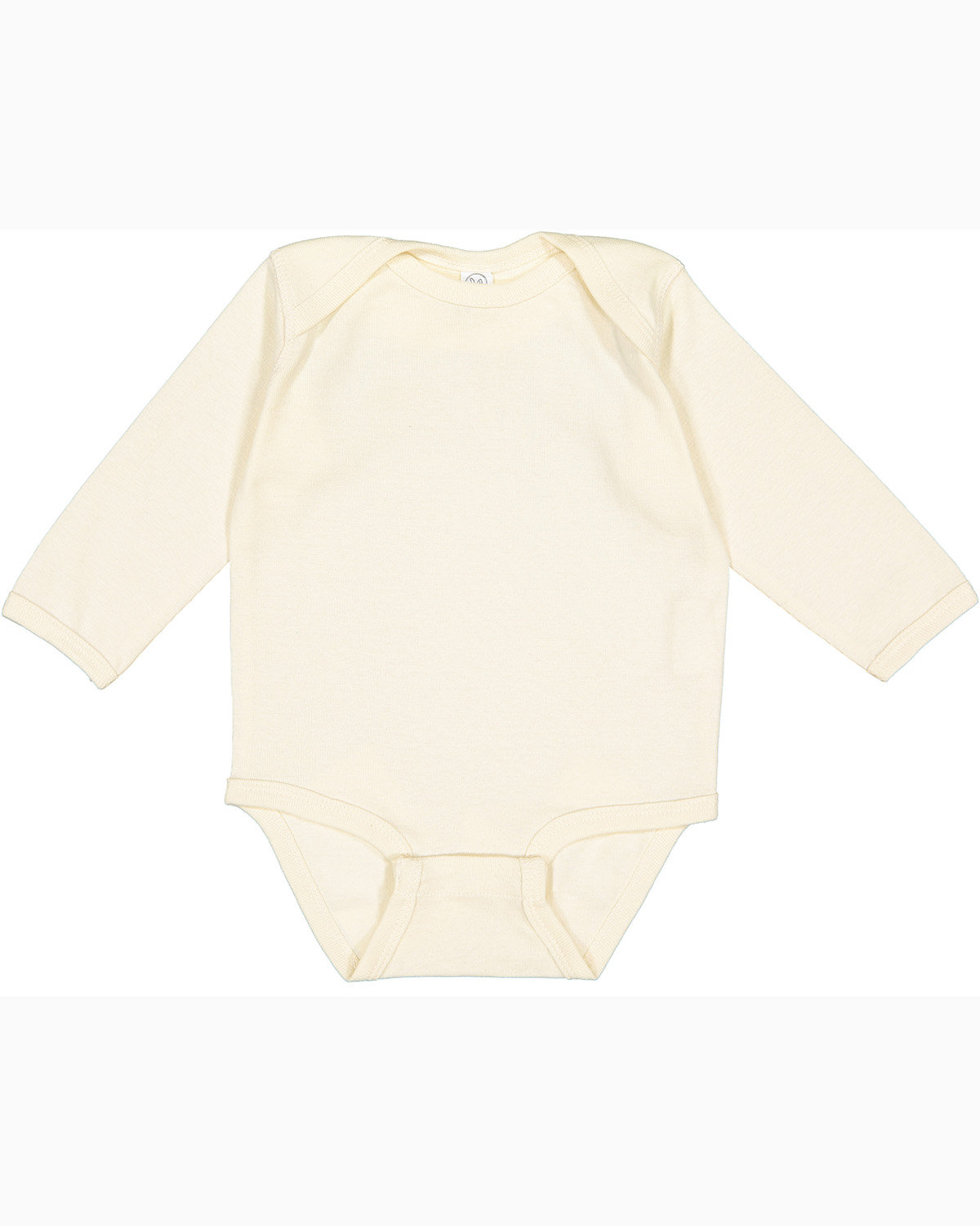 Rabbit Skins 4411 Infant Combed Ringspun Cotton/Polyester Long Sleeve Bodysuit - Picture 8 of 13