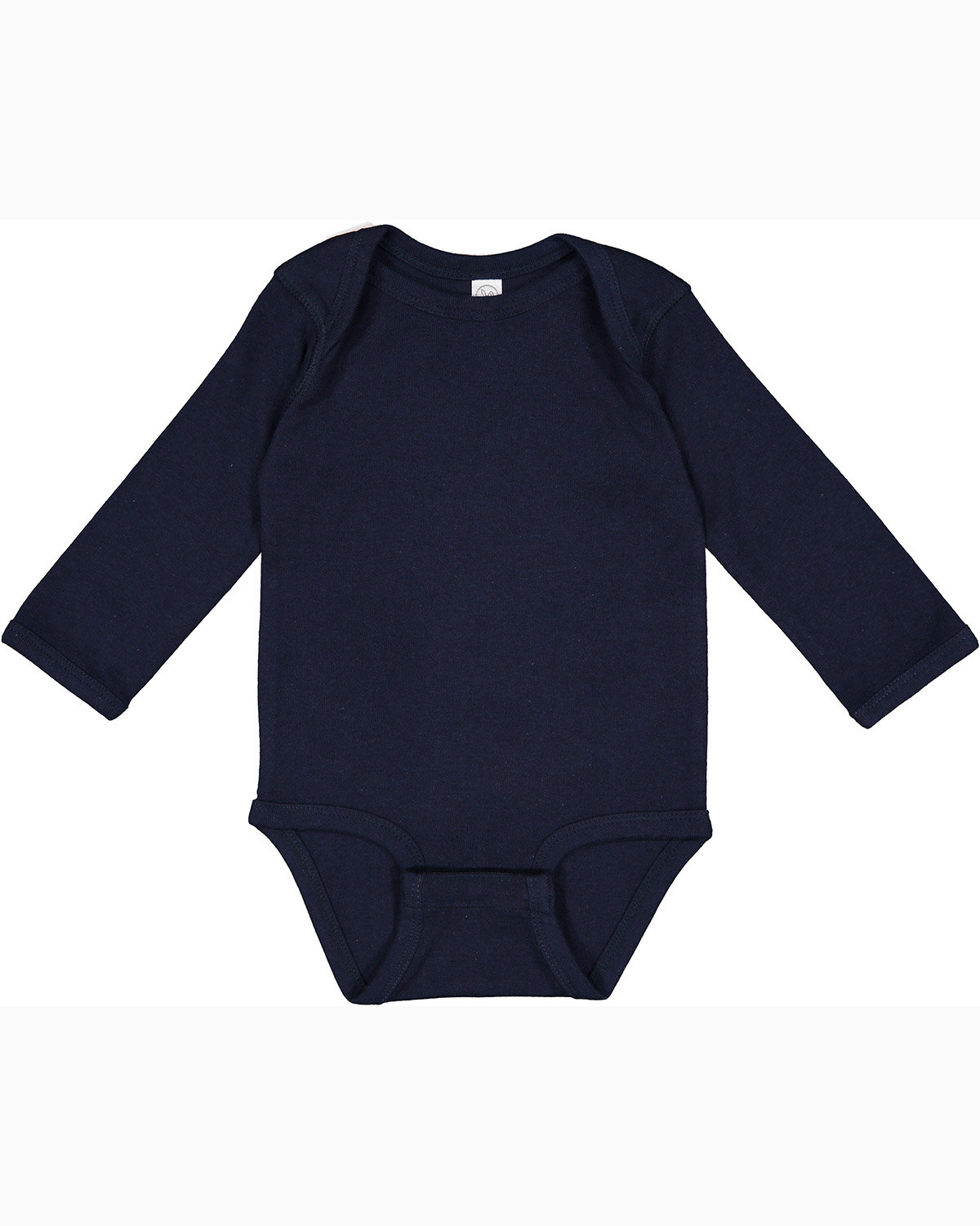 Rabbit Skins 4411 Infant Combed Ringspun Cotton/Polyester Long Sleeve Bodysuit - Picture 9 of 13