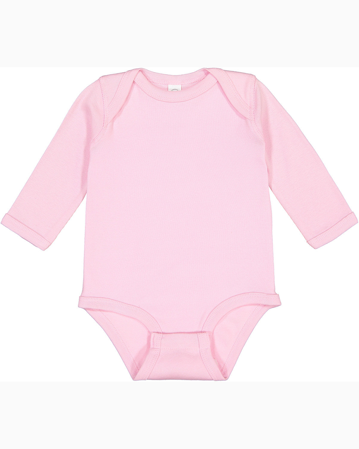 Rabbit Skins 4411 Infant Combed Ringspun Cotton/Polyester Long Sleeve Bodysuit - Picture 10 of 13