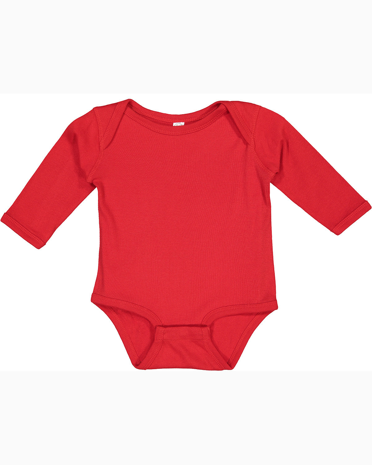 Rabbit Skins 4411 Infant Combed Ringspun Cotton/Polyester Long Sleeve Bodysuit - Picture 11 of 13