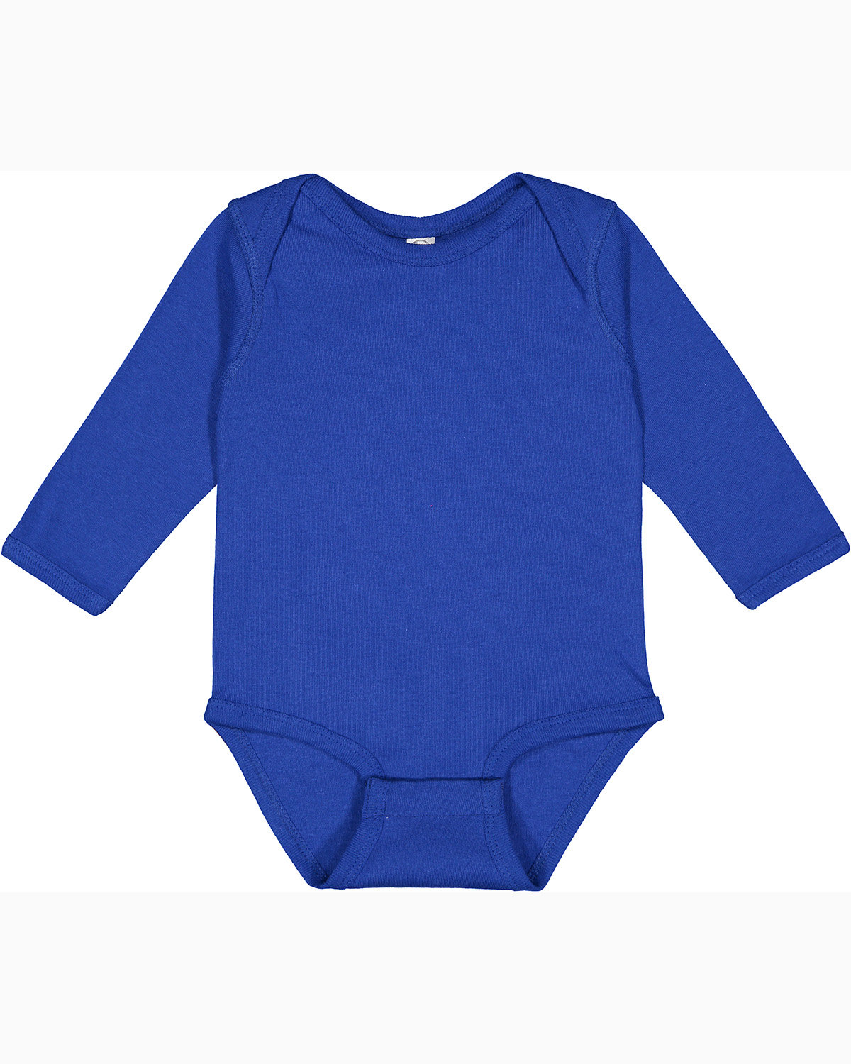 Rabbit Skins 4411 Infant Combed Ringspun Cotton/Polyester Long Sleeve Bodysuit - Picture 12 of 13