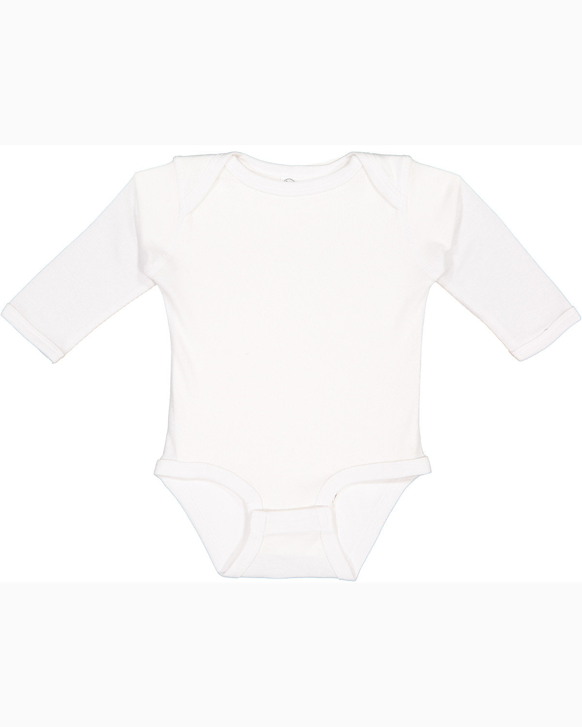 Rabbit Skins 4411 Infant Combed Ringspun Cotton/Polyester Long Sleeve Bodysuit - Picture 13 of 13