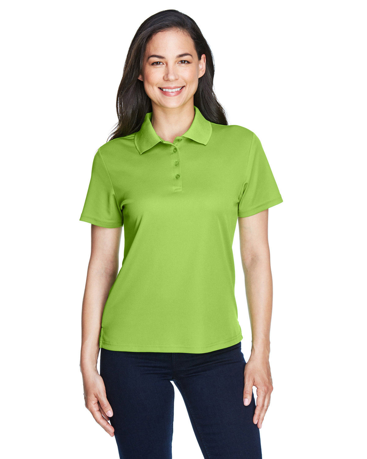 Pack Of 5 CORE365 78181 Ladies Poly Wicks Moisture Origin Performance Pique Polo