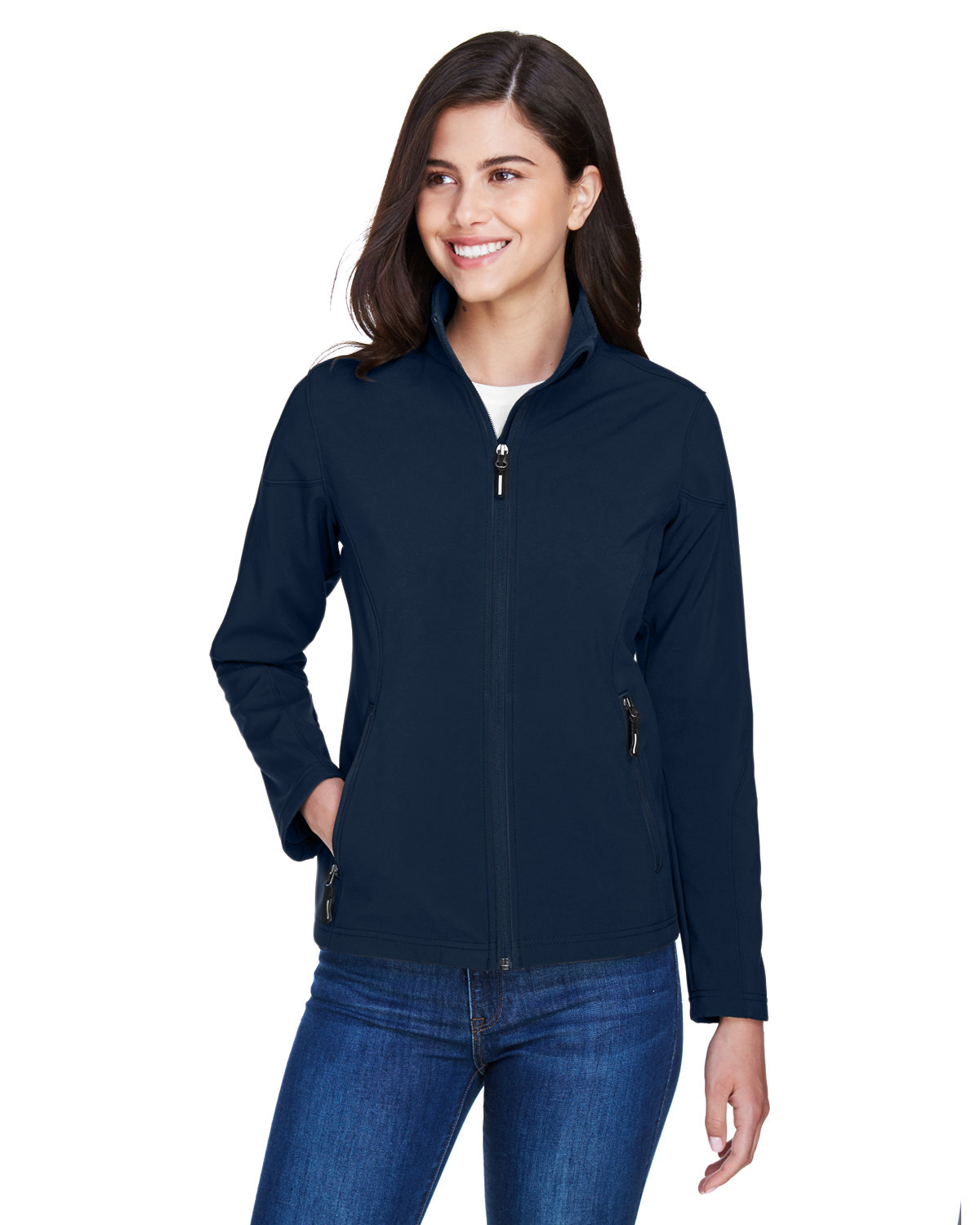 CORE365 78184 Ladies Cruise Two-Layer Fleece Zipper Bonded Soft?Shell Jacket