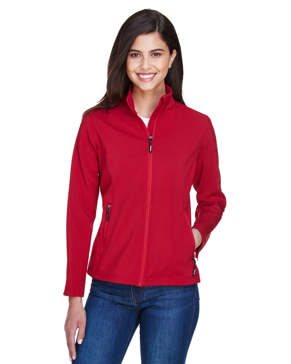 CORE365 78184 Ladies Cruise Two-Layer Fleece Zipper Bonded Soft?Shell Jacket