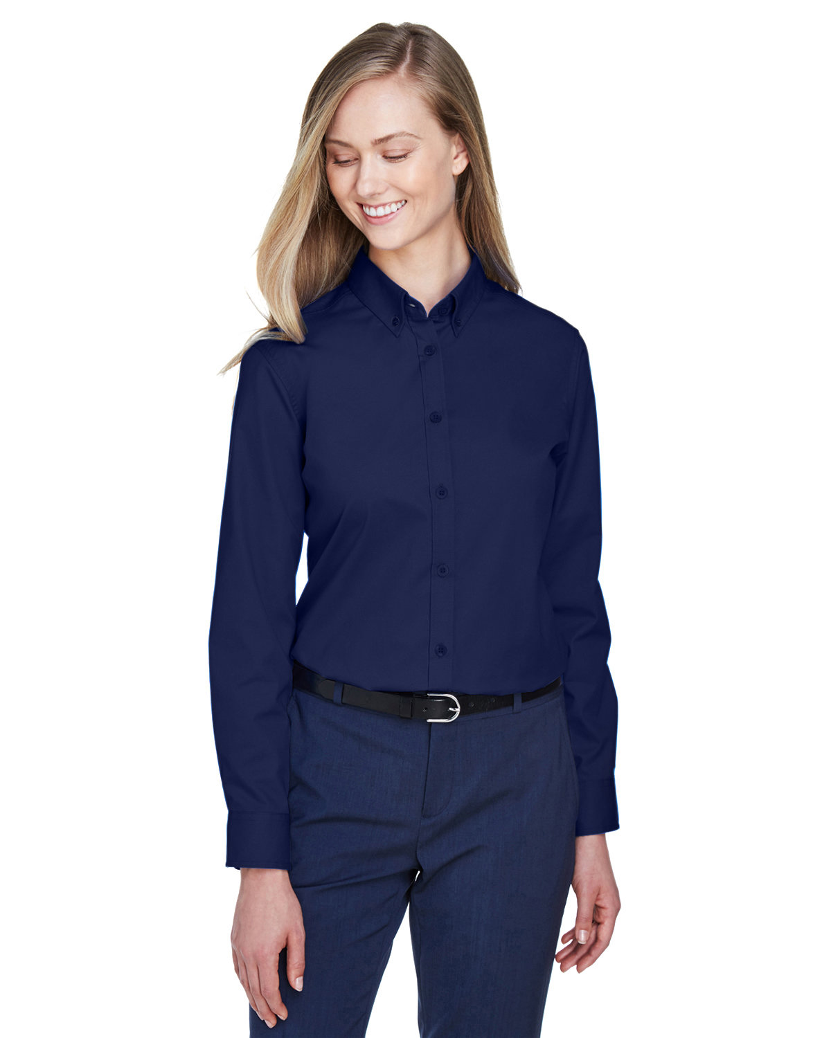 Pack Of 2 CORE365 78193 Ladies UV Protection Performance Operate Twill Shirt - Picture 4 of 5