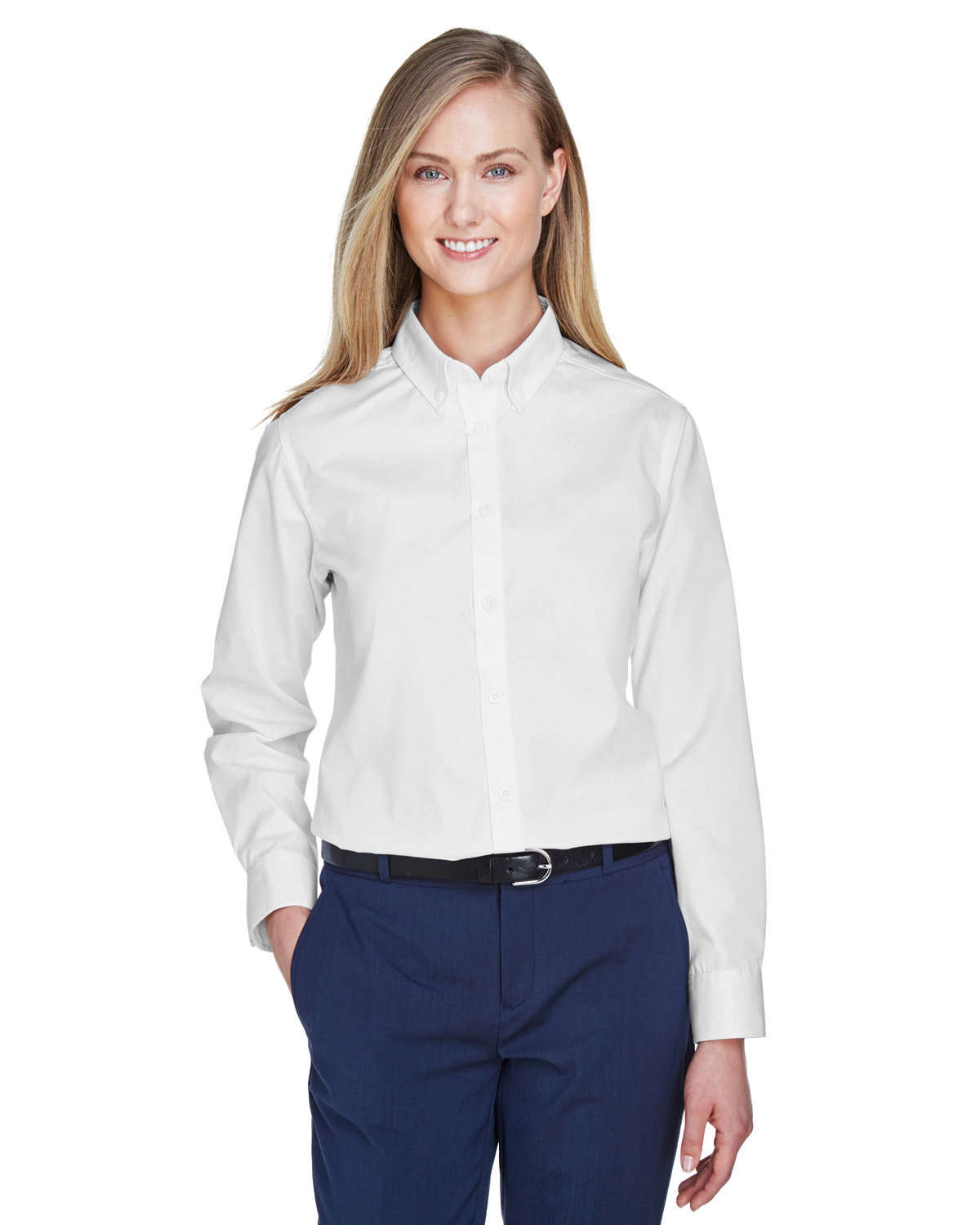 Pack Of 2 CORE365 78193 Ladies UV Protection Performance Operate Twill Shirt - Picture 5 of 5