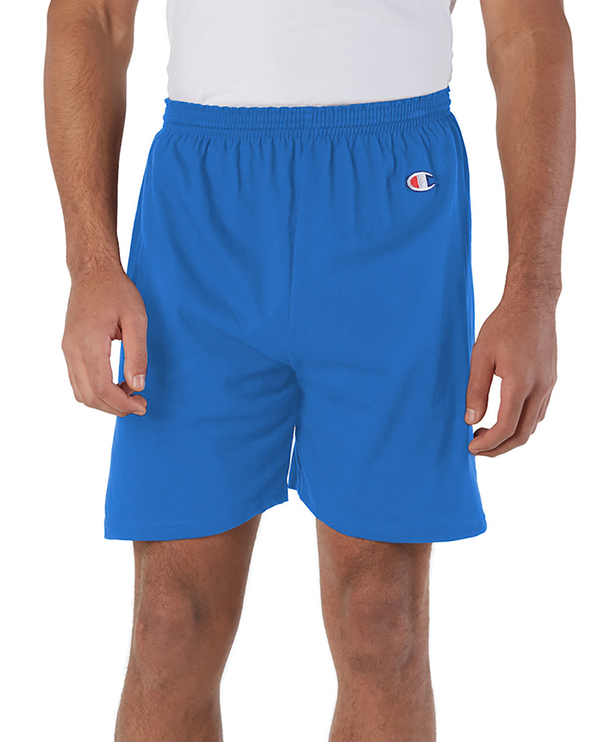 Champion 8187 Adult Cotton Full Athletic Fit Jogging C Logo Gym Workout Shorts