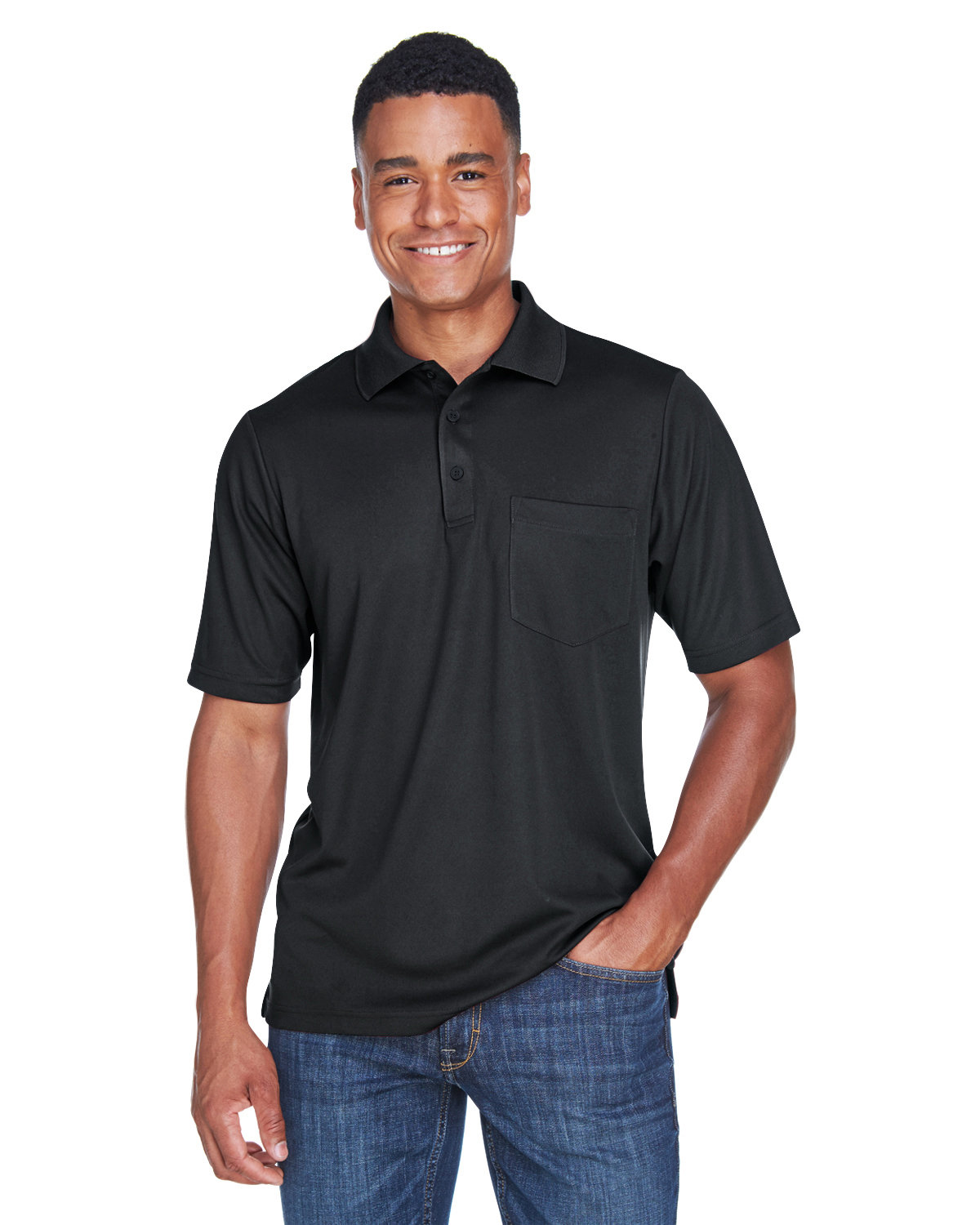 Pack Of 3 CORE365 88181P Mens Origin Performance Pique Polo With Pocket