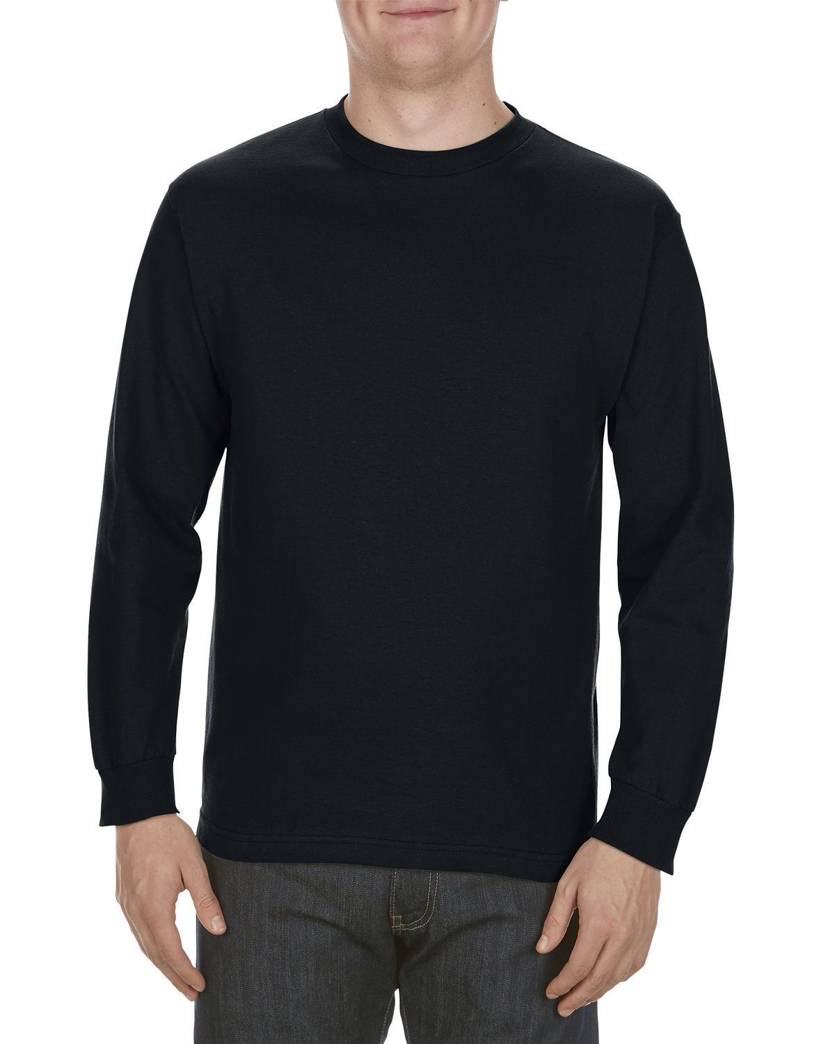 Pack Of 2 American Apparel AL1304 Adult Preshrunk Tshirt Long Sleeve T-Shirt - Picture 2 of 9