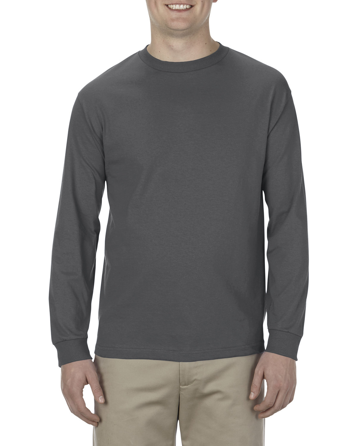 Pack Of 2 American Apparel AL1304 Adult Preshrunk Tshirt Long Sleeve T-Shirt - Picture 4 of 9