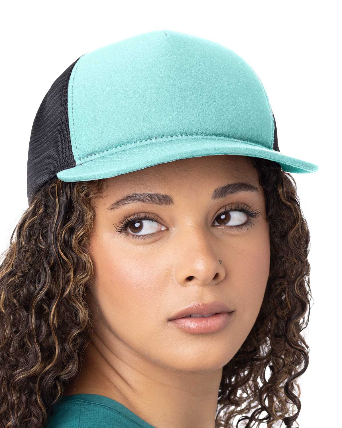 Pack Of 5 Big Accessories BA708 Unisex 5-Panel Hat Bend Foam Trucker Cap