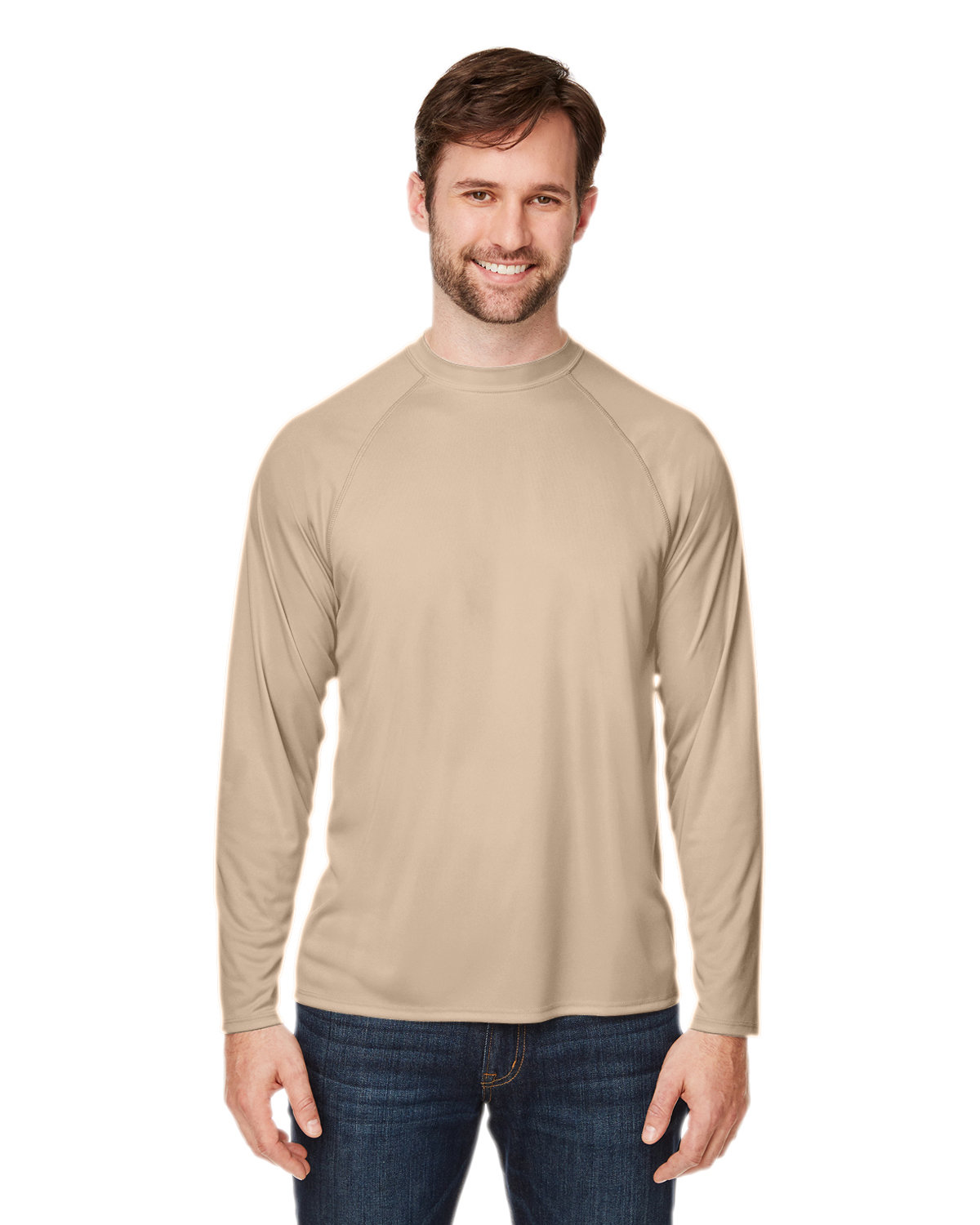 Pack Of 2 CORE365 CE110 Unisex Polyester Ultra UVP Marina Raglan Stylish T-Shirt - Picture 9 of 10