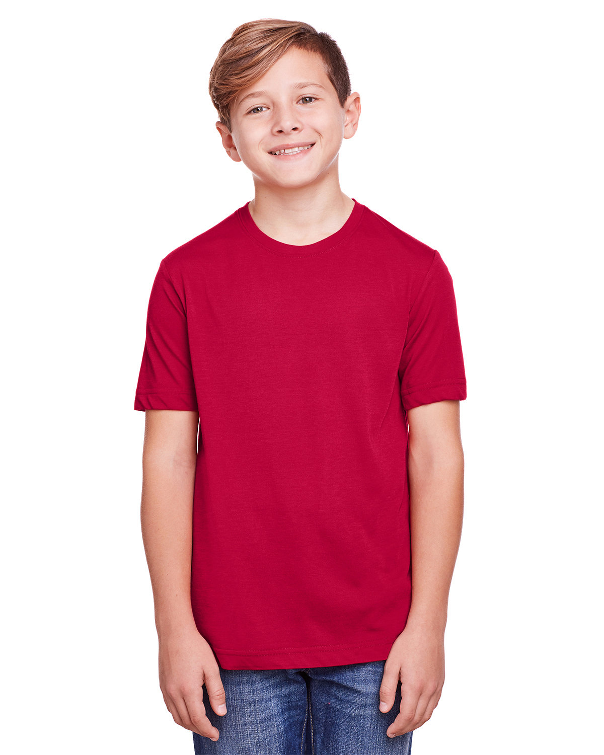 Pack Of 5 CORE365 CE111Y Youth Fusion ChromaSoft Performance Active Fit T-Shirt - Picture 11 of 17