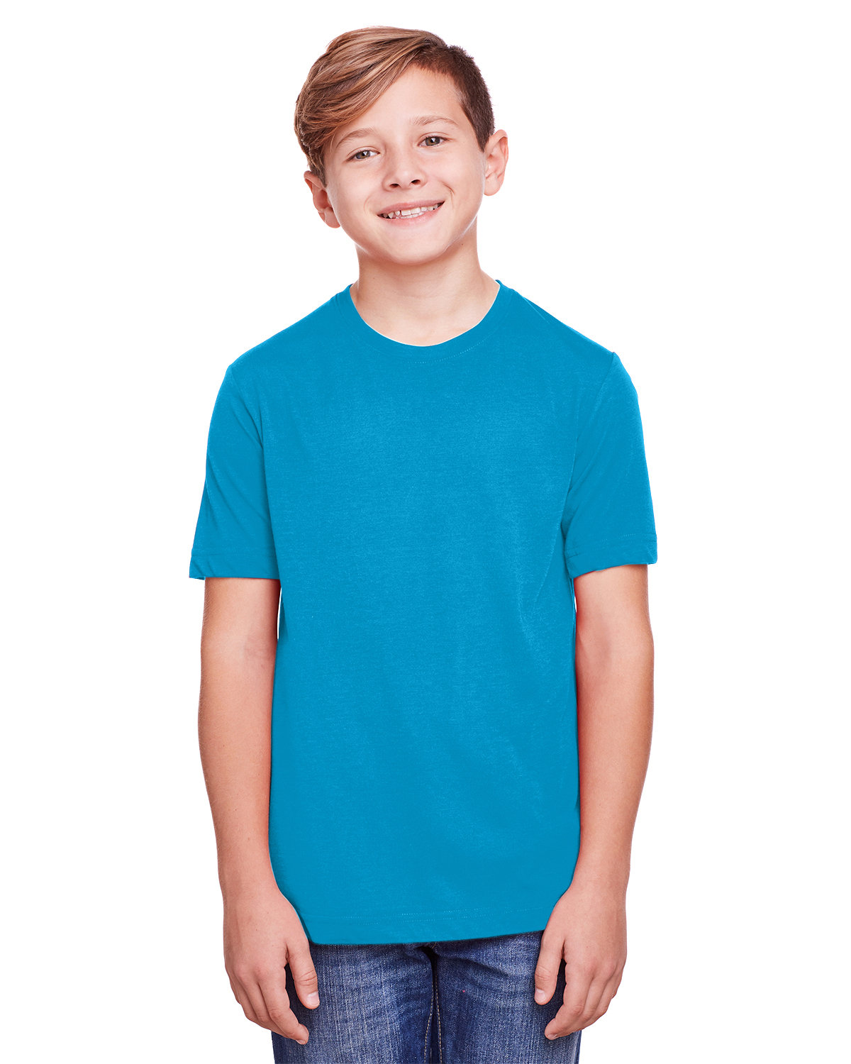 Pack Of 5 CORE365 CE111Y Youth Fusion ChromaSoft Performance Active Fit T-Shirt - Picture 12 of 17