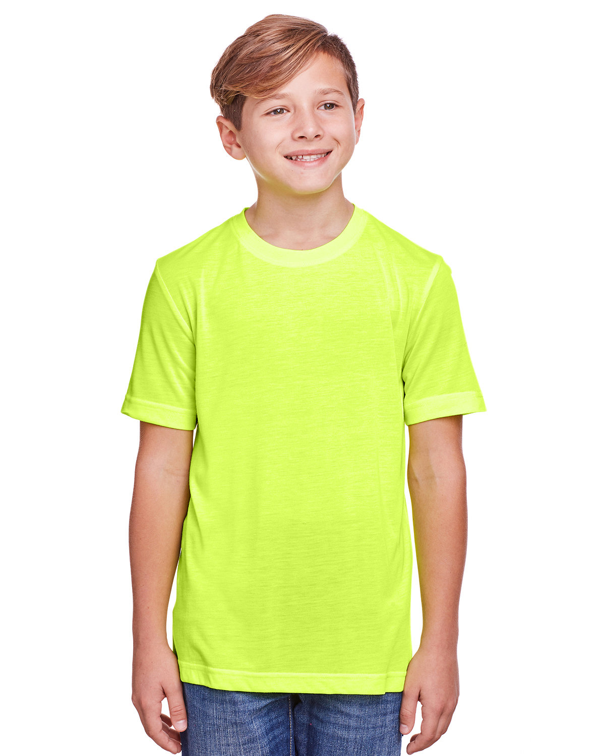 Pack Of 5 CORE365 CE111Y Youth Fusion ChromaSoft Performance Active Fit T-Shirt - Picture 15 of 17