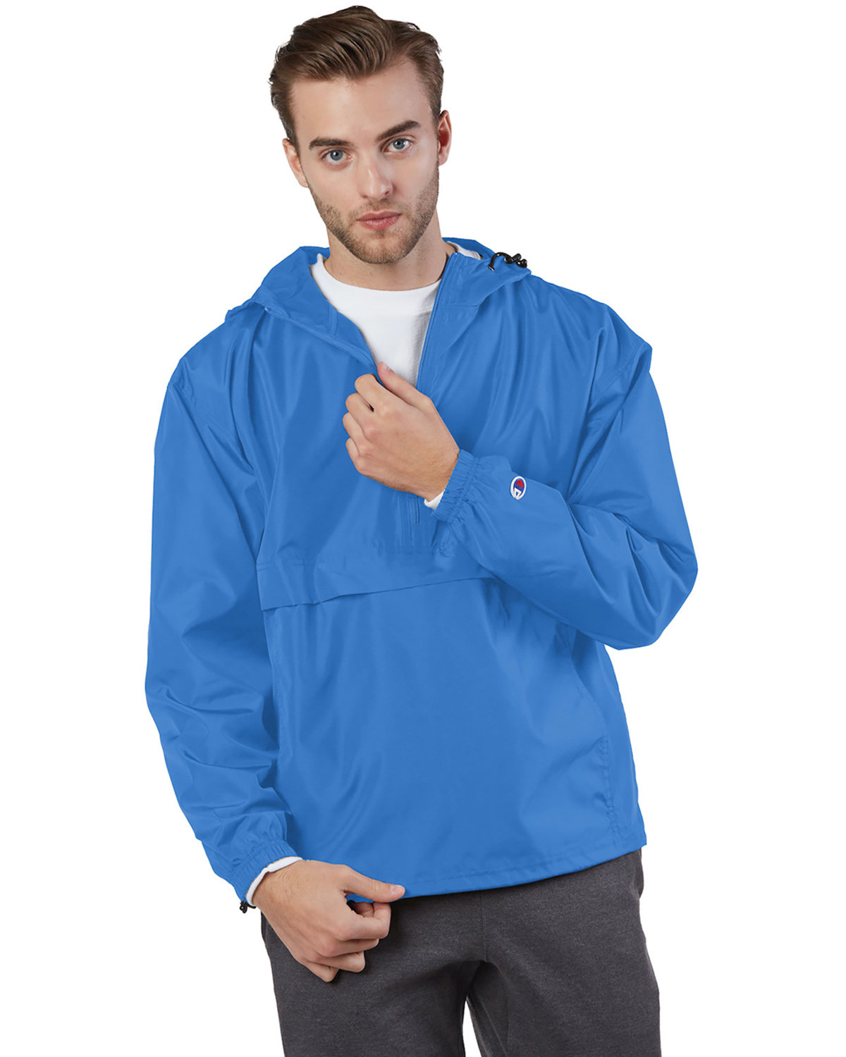 Champion CO200 Adult 100% Poly Micro Poplin Packable Anorak