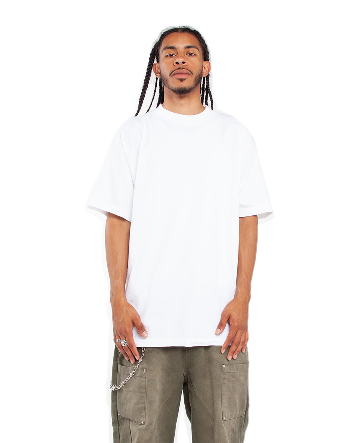 Pack Of 2 Shaka Wear SHGD Unisex Garment-Dyed Crewneck Stylish Plain T-Shirt - Picture 18 of 18