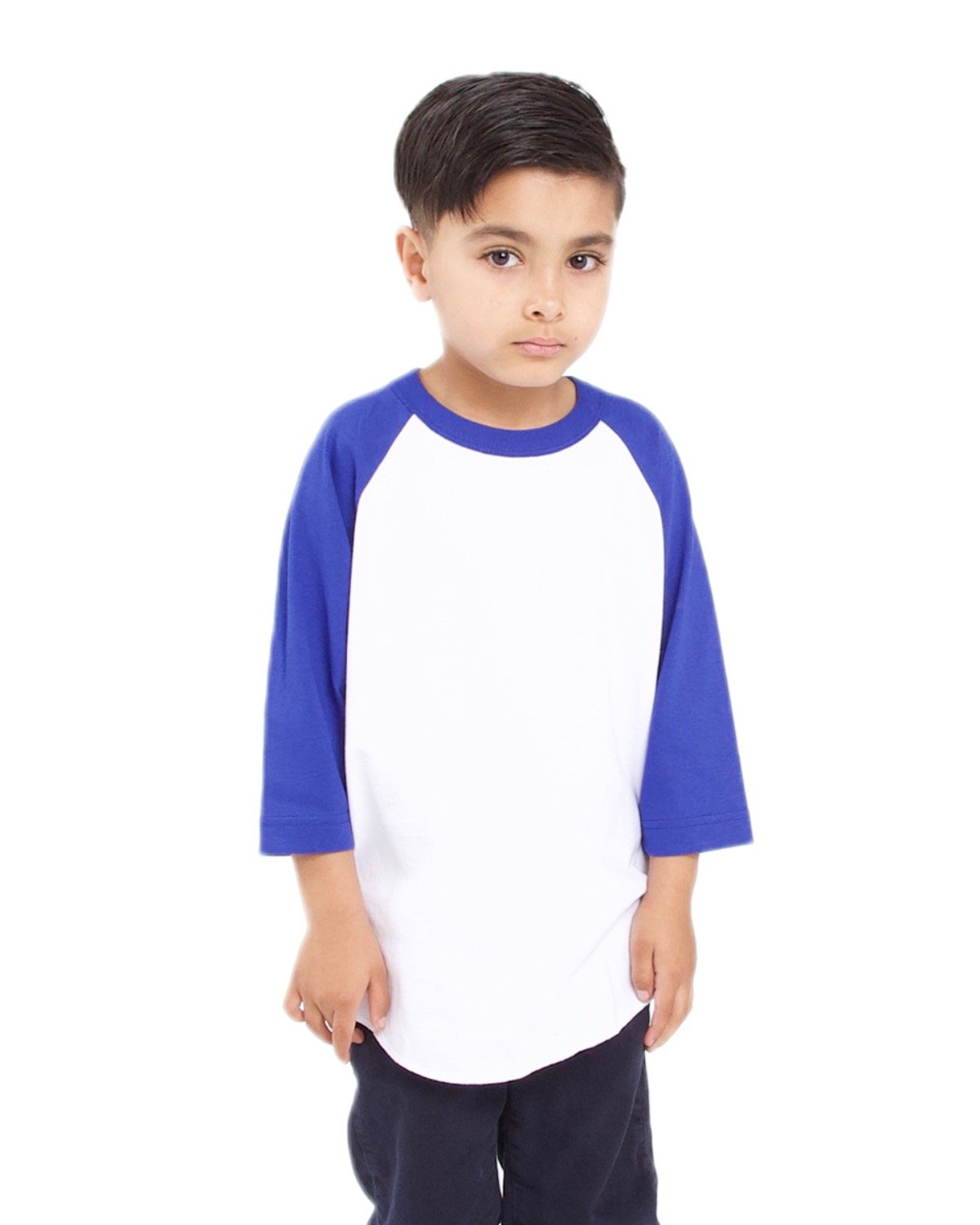 Pack Of 20 Shaka Wear SHRAGY Youth USA Three-Quarter Sleeve Raglan T-Shirt - Picture 7 of 7