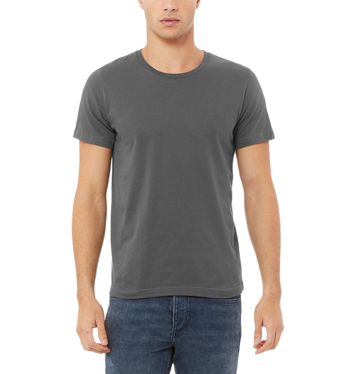 Just Blanks Unisex Adult Made in USA Cotton Crew Neck Stylish T-Shirt – JB3001U