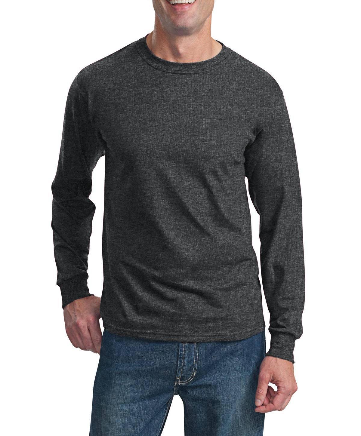 Just Blanks Men's Ultra HD Cotton Long Sleeve Tee T-Shirt - JB4930