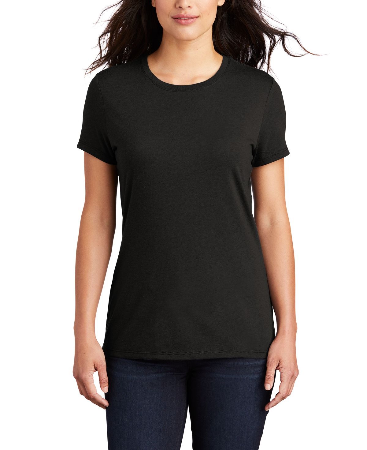 Just Blanks Women’s Perfect Tri-Blend Crew Neck Tee T-Shirt – JBDM130L