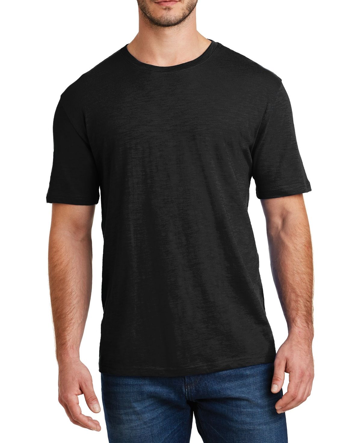 Just Blanks Men’s Super Slub Cotton Crew Neck Tee T-Shirt – JBDM3000