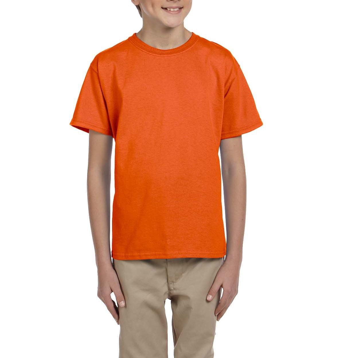 JustBlanks Youth Casual Lightweight Tee T-Shirt - JBG200B - Picture 23 of 34