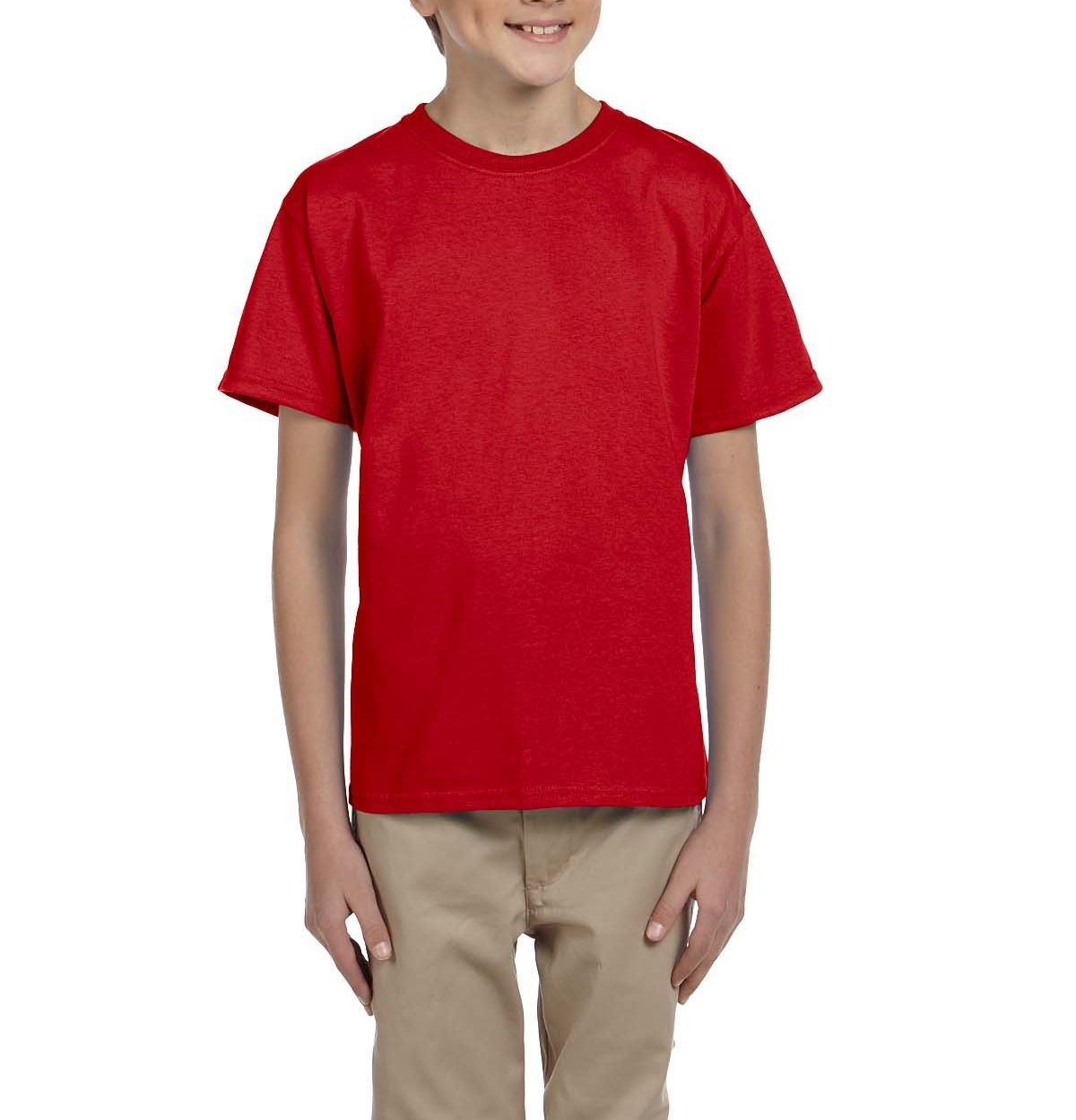 JustBlanks Youth Casual Lightweight Tee T-Shirt - JBG200B - Picture 26 of 34