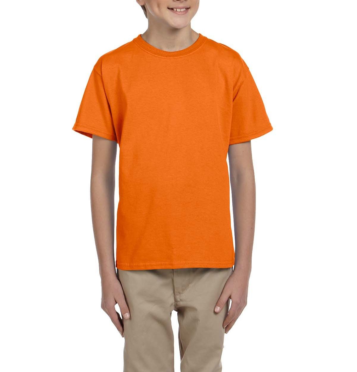 JustBlanks Youth Casual Lightweight Tee T-Shirt - JBG200B - Picture 28 of 34