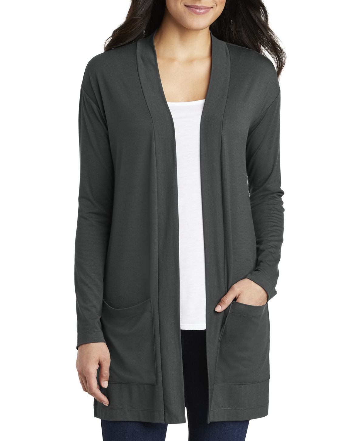 JustBlanks Women's Concept Long Pocket Cardigan - JBLK5434 - Picture 3 of 3