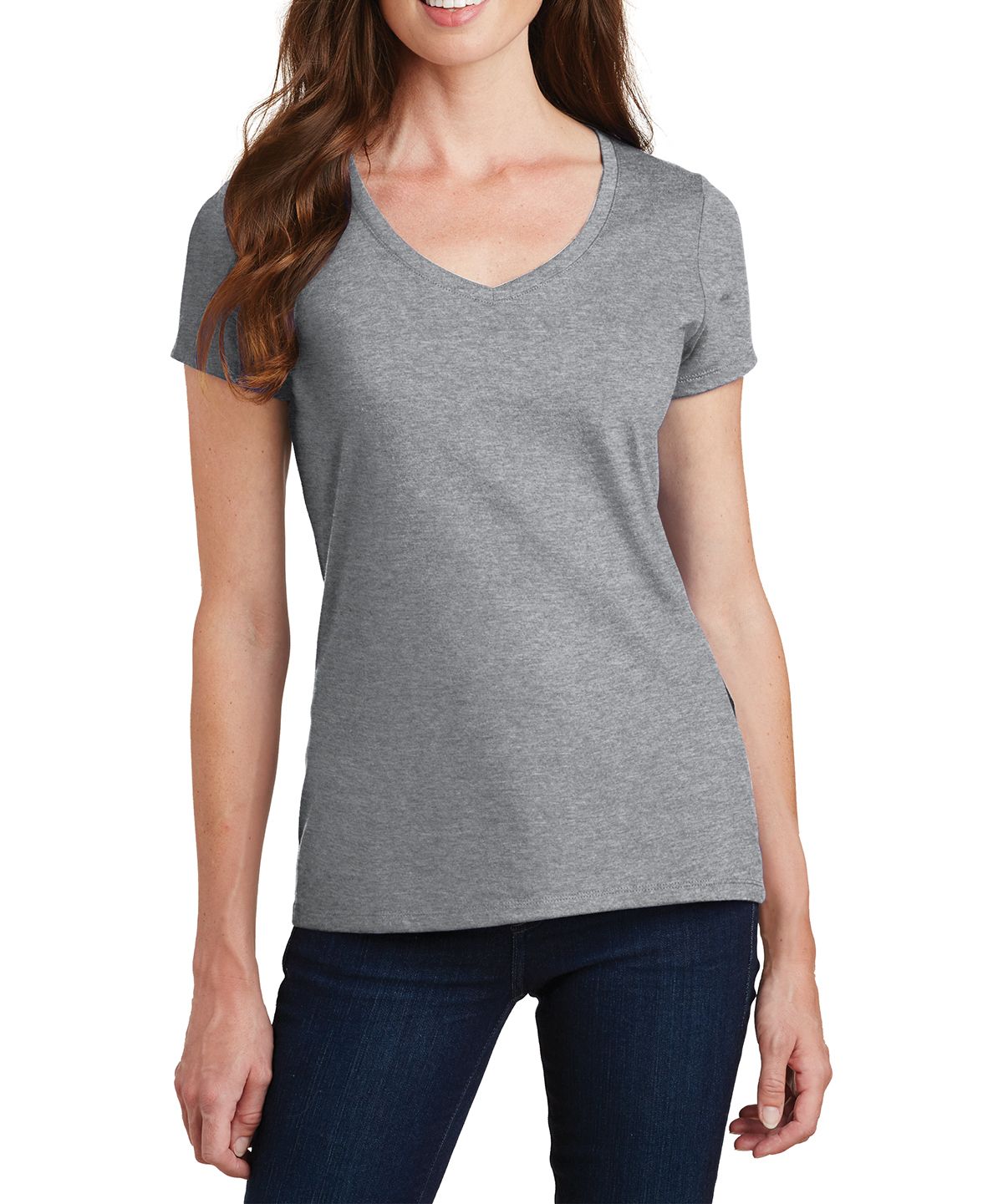 JustBlanks Women's Fan Favorite V-Neck Tee T-Shirt - JBLPC450V - Picture 2 of 21