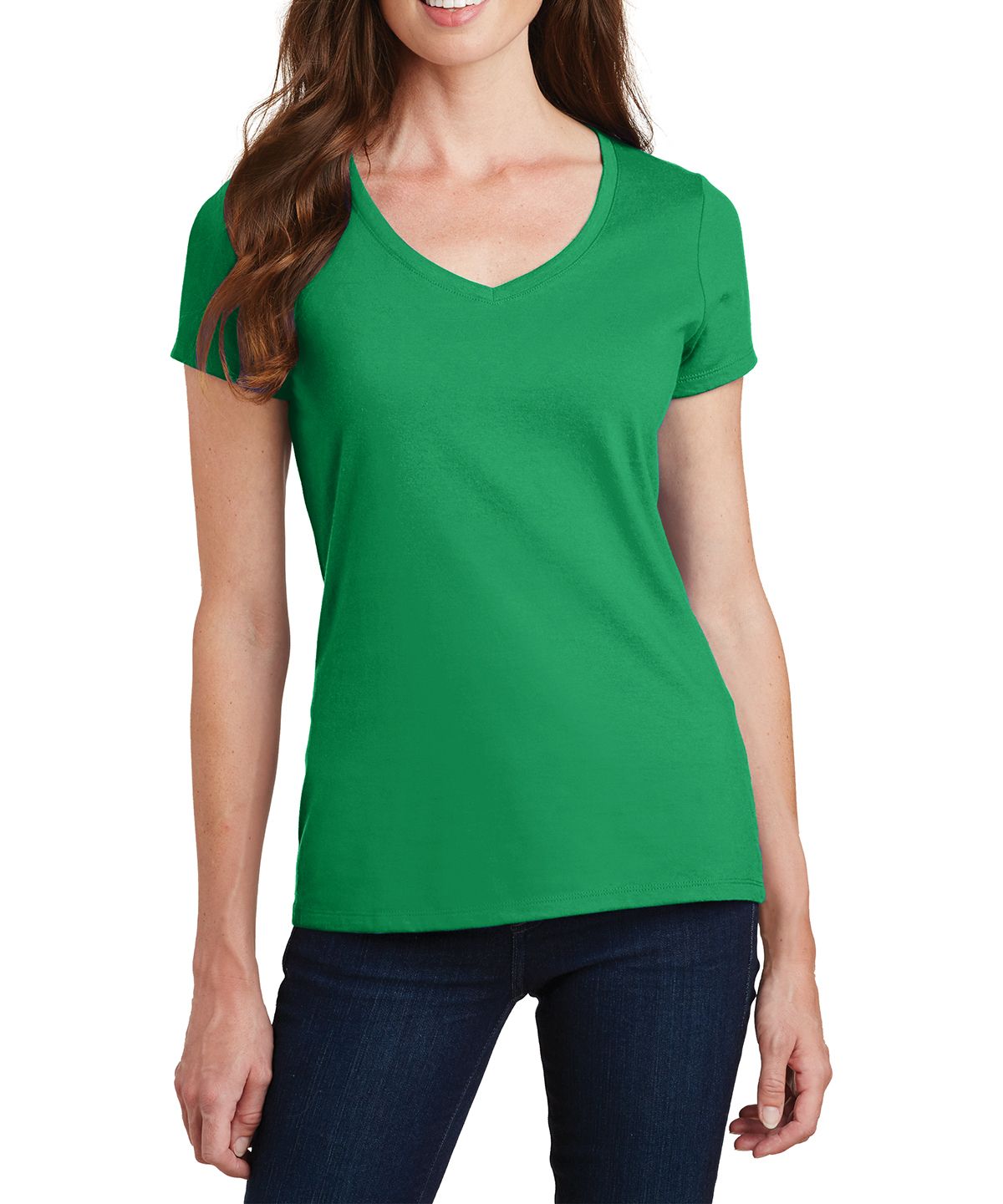 JustBlanks Women's Fan Favorite V-Neck Tee T-Shirt - JBLPC450V - Picture 3 of 21