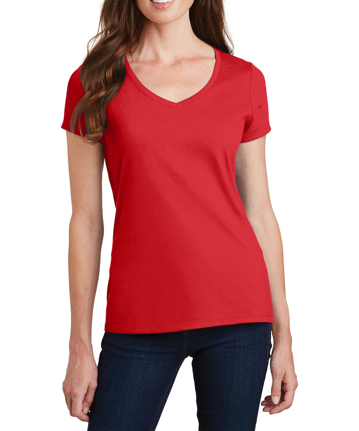 JustBlanks Women's Fan Favorite V-Neck Tee T-Shirt - JBLPC450V - Picture 6 of 21