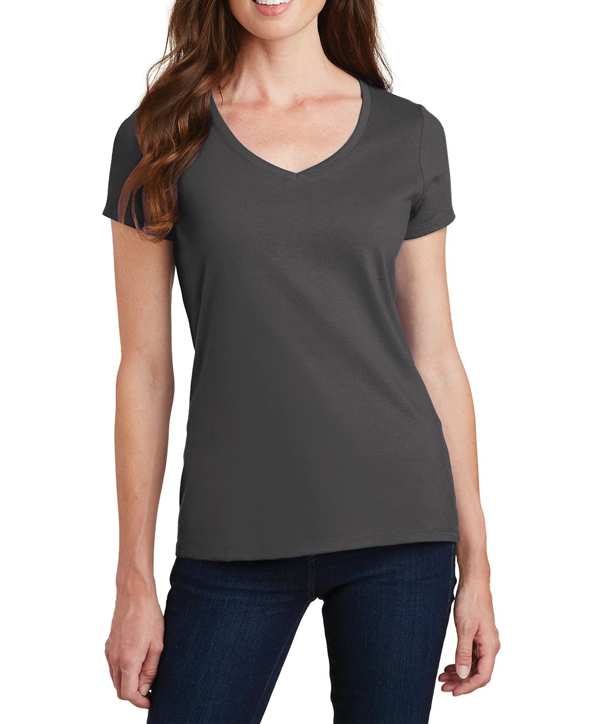 JustBlanks Women's Fan Favorite V-Neck Tee T-Shirt - JBLPC450V - Picture 7 of 21