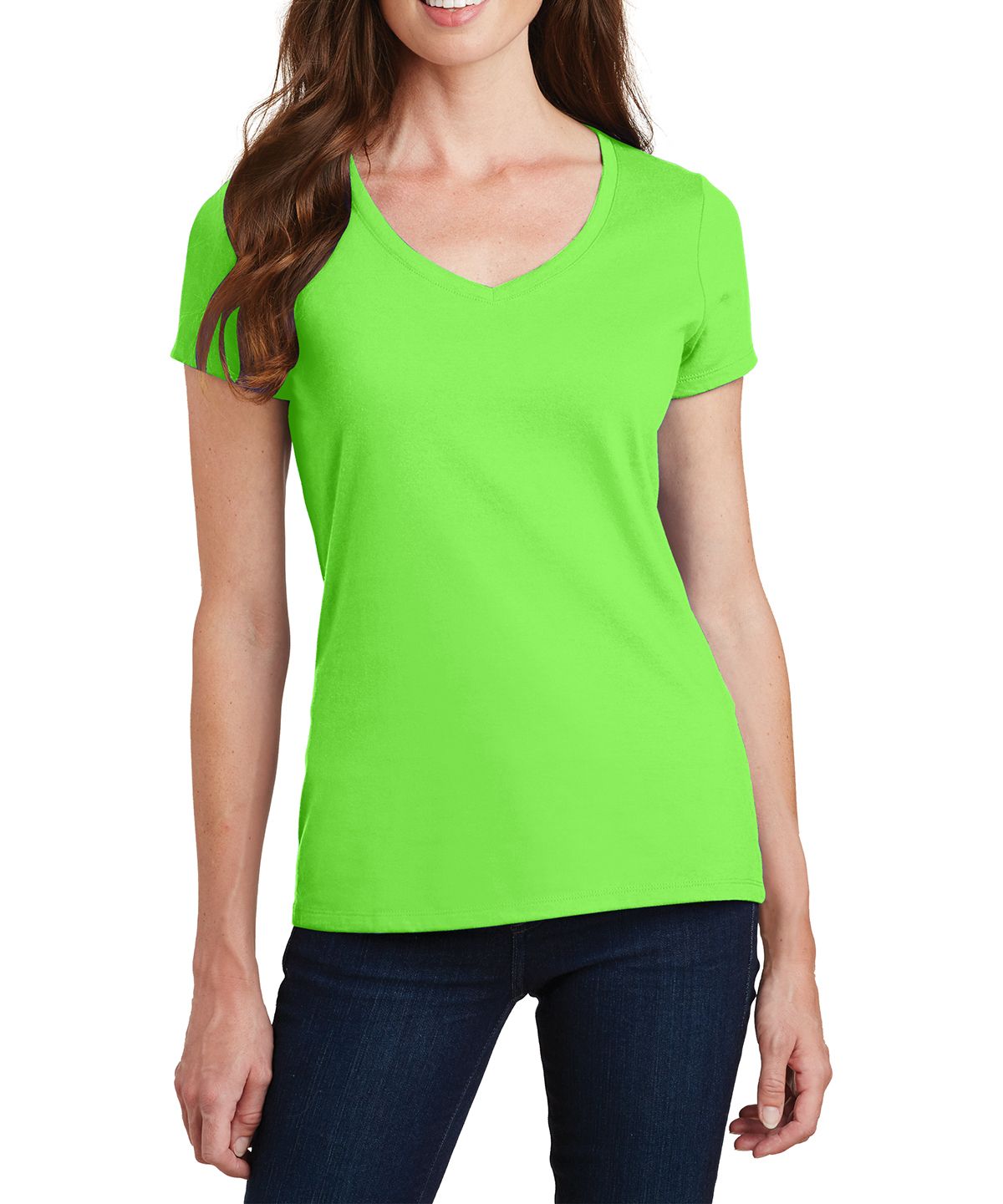 JustBlanks Women's Fan Favorite V-Neck Tee T-Shirt - JBLPC450V - Picture 10 of 21