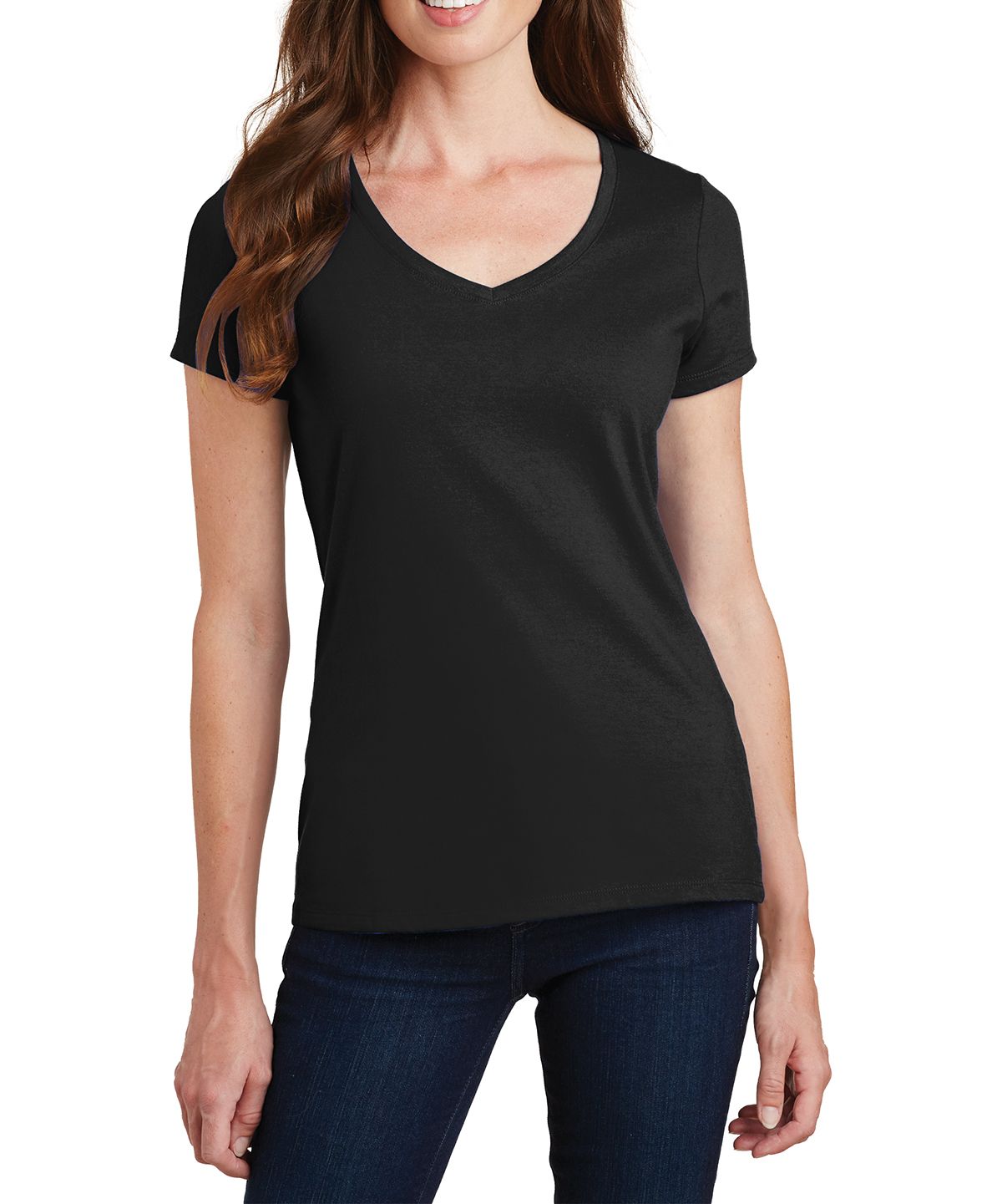 JustBlanks Women's Fan Favorite V-Neck Tee T-Shirt - JBLPC450V - Picture 12 of 21
