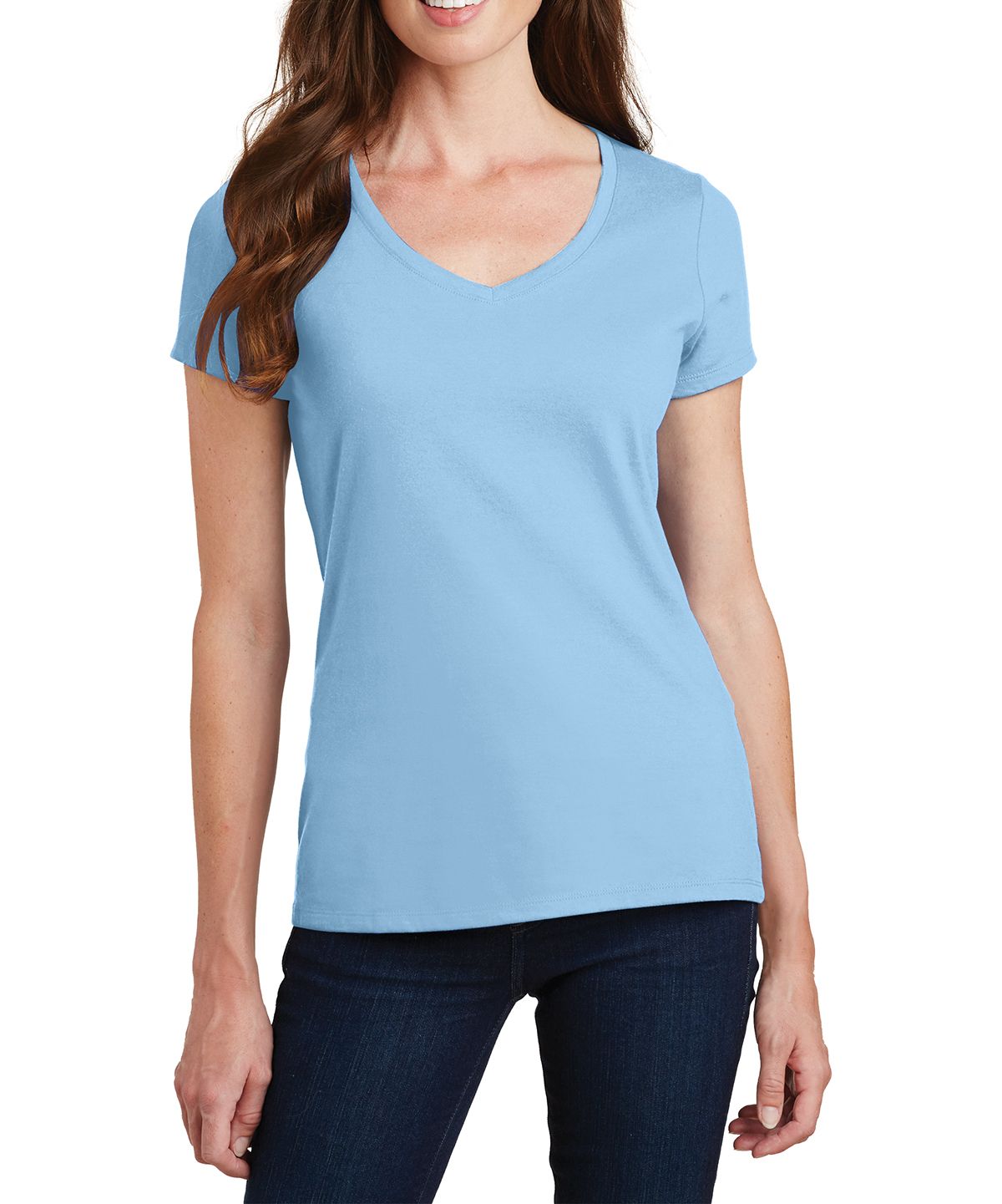 JustBlanks Women's Fan Favorite V-Neck Tee T-Shirt - JBLPC450V - Picture 13 of 21