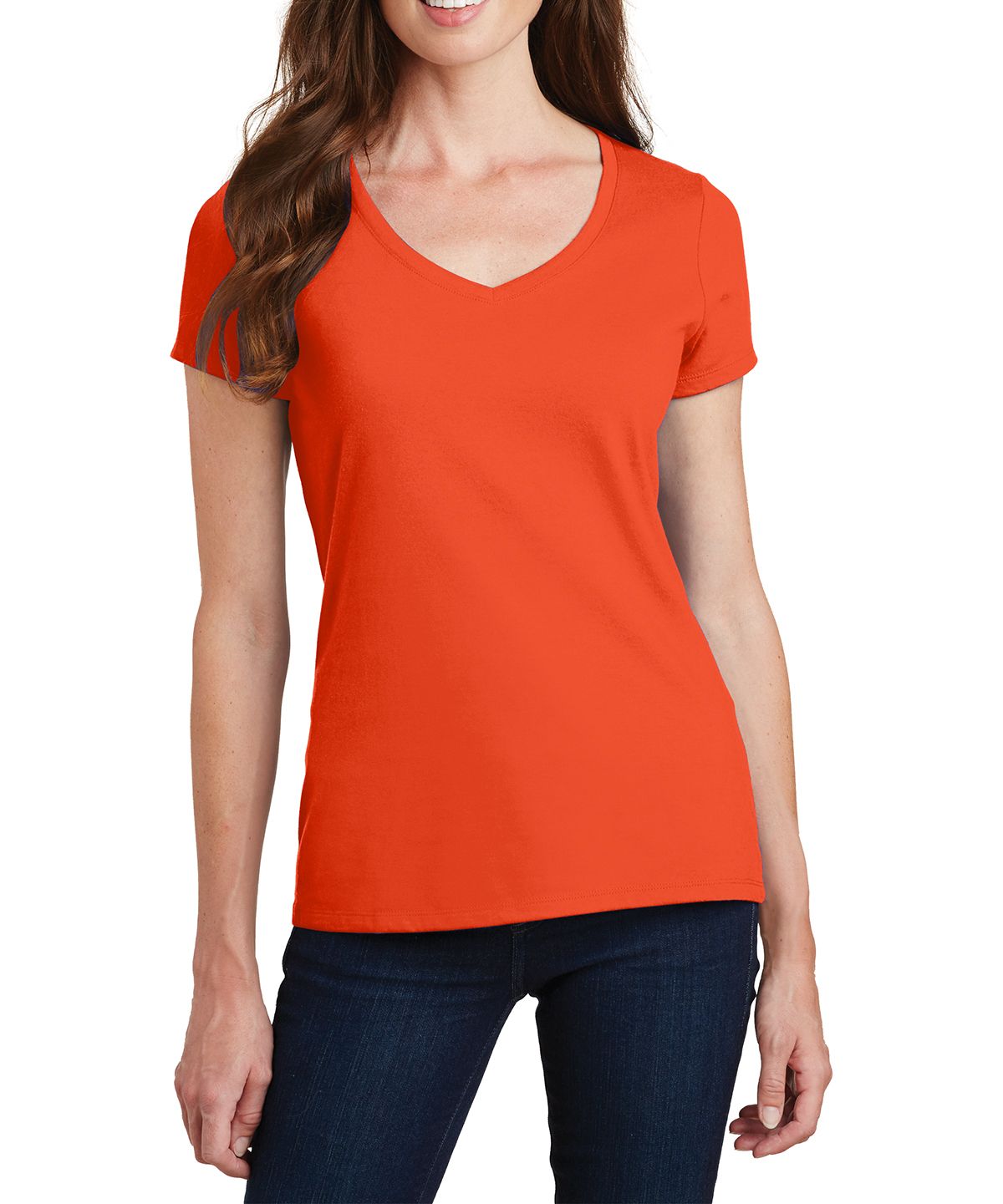 JustBlanks Women's Fan Favorite V-Neck Tee T-Shirt - JBLPC450V - Picture 15 of 21
