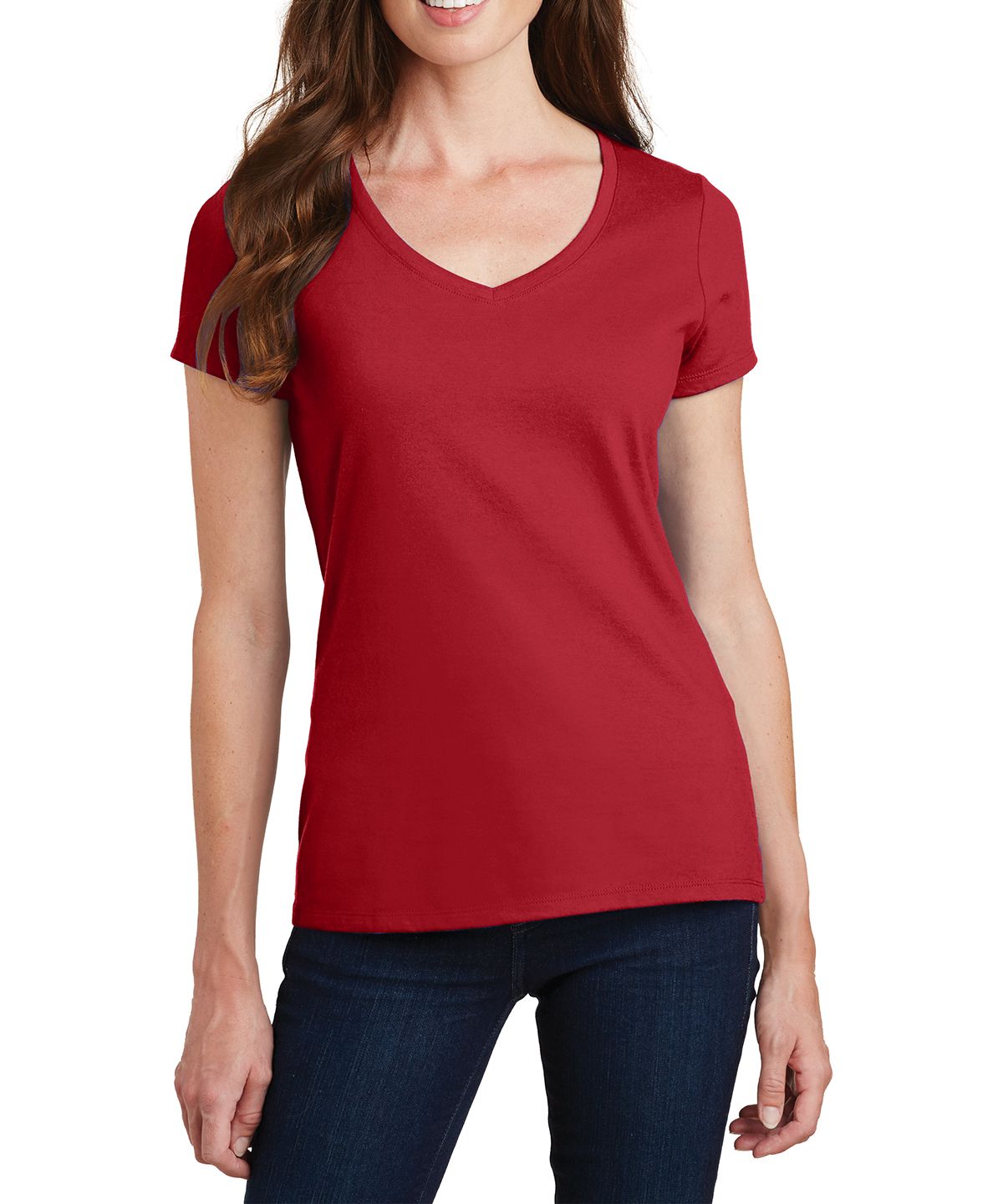 JustBlanks Women's Fan Favorite V-Neck Tee T-Shirt - JBLPC450V - Picture 17 of 21